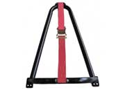 N-Fab Inc Universal tire carrier universal bed mount red strap -textured black