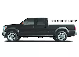 N-Fab Inc 17-c f250/f350 super duty crew cab 6.75ft/srw/drw podium ss bed access step systems
