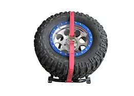 N-Fab Inc Universal bed mounted tire carrier - red