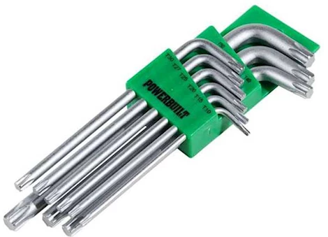 Powerbuilt/Cat Tools 9 piece long arm torx key wrench set Main Image