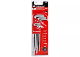 Powerbuilt/Cat Tools 9 piece metric long arm hex key wrench set