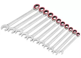 Powerbuilt/Cat Tools 11 piece pro tech metric reversible ratcheting combination wrench set