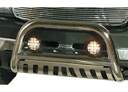 ProMaxx Automotive 16-c titan xd ss bull bar w/ brushed skid plate