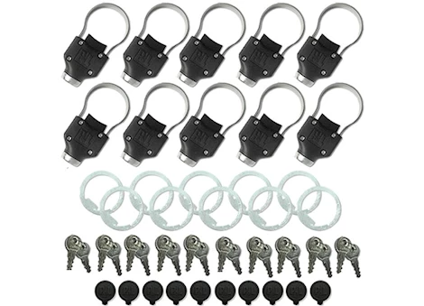 Pop N Lock The gatedefender dealer pack (10 pack all keyed differently) Main Image
