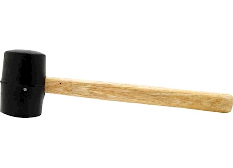 Performance Tool 8OZ WOOD HANDLE RUBBER MALLET