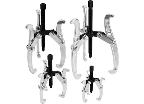 Performance Tool 4 pc 3 jaw gear puller set Main Image