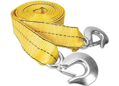 PERFORMANCE TOOL SECURE X 2 IN. X 15 FT. TOW STRAP WITH HOOKS