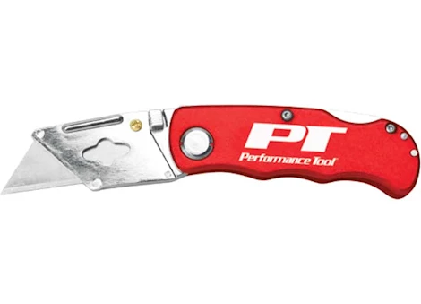 Performance Tool Folding lb utility knife - red Main Image