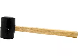 Performance Tool 8oz wood handle rubber mallet