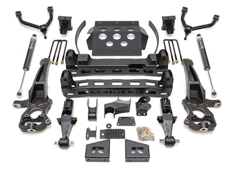 ReadyLift Suspension 19-c chevrolet/gmc 1500 2/4wd 8in big lift kit w/upper control arms & rr falcon 1.1 monotube shocks Main Image