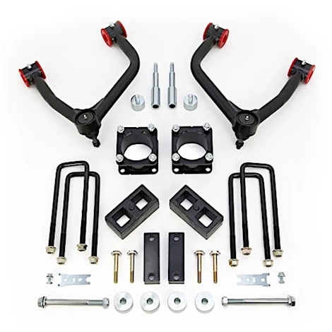 ReadyLift Suspension 4.0IN SST LIFT KIT FRONT W/2IN REAR W/UPPER CONTROL ARMS W/O SHOCKS 07-C TOYOTA TUNDRA