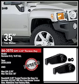 ReadyLift Suspension 2.25infront, 1.5inrear front level kit(forged torsion key)04-12 chevy/gmc colorado/canyon