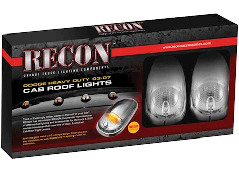 Recon Clear Cab Roof Light Kit