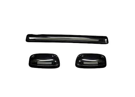 Recon Truck Accessories 07-13 silverado/sierra 2500/3500 smoked cab roof light lens w/ amber high-power oled bar-style led Main Image