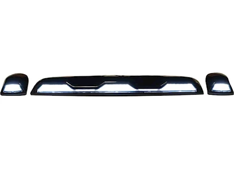 Recon Truck Accessories 20-c silverado/sierra heavy duty smoked cab roof light lens w/ led white Main Image