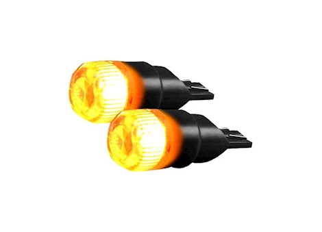 Recon Truck Accessories 194/168 high power l.e.d. bulbs wedge style - amber (two bulbs per package) Main Image