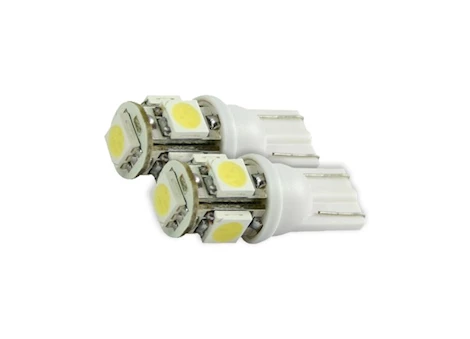 Recon Truck Accessories 194/168 5q (5 leds) 360 degree led blubs wedge style amber (2 bulbs/pkg) Main Image