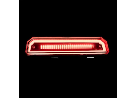 Recon Truck Accessories 18-c wrangler jl red ultra high power oled 3rd brake light-smoked lens Main Image