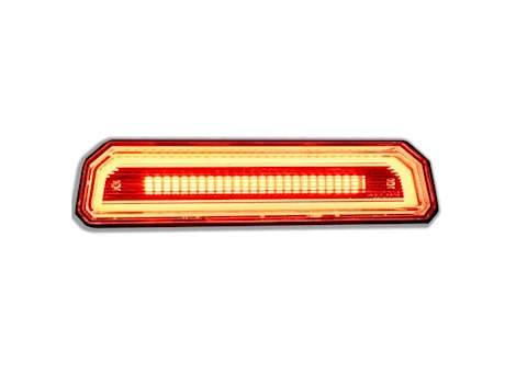 Recon Truck Accessories 18-c wrangler jl red ultra high power oled 3rd brake light-clear lens Main Image