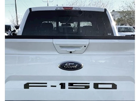 Recon Truck Accessories 18-19 f150 raised logo acrylic emblem insert 1-piece for tailgate-black Main Image