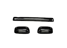 Recon Truck Accessories 07-13 silverado/sierra 2500/3500 smoked cab roof light lens w/ amber high-power oled bar-style led