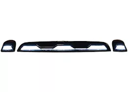 Recon Truck Accessories 20-c silverado/sierra clear cab roof light lens w/ led white inc wiring kit