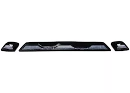 Recon Truck Accessories 20-c silverado/sierra clear cab roof light lens w/ led white inc wiring kit