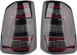 Recon Truck Accessories 19-c ram 1500 oled tail lights(repl factory oem halogen tail lights)-smoked lens