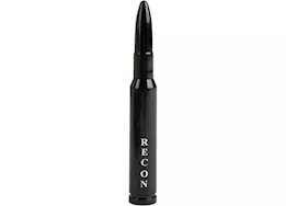 Recon Truck Accessories .50 cal bullet shaped extended range aluminum 8in shorty antenna black