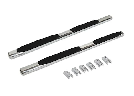 Go Rhino Universal 4in - 71in long - stainless side bars oe xtreme sidesteps polished(brkts not incl) Main Image