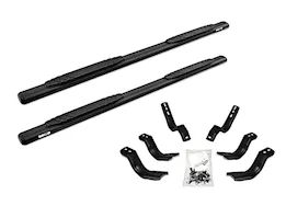 Go Rhino 05-c tacoma double cab(no drilling required)use bar 680087 5in oval side bars br