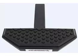 Go Rhino 2in hitch receivers universal hitch step with hex pattern step pad black