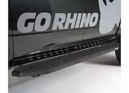Go Rhino 19-c silverado 1500/sierra 1500 crew cab rb20 steel running boards w/bedliner material coating