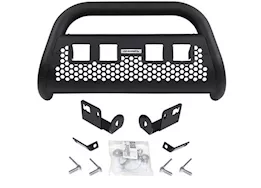 Go Rhino 16-17 tacoma rc2 lr-4 lights-complete kit front guard/brackets textured black