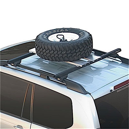 Rhino-Rack USA Roof rack accessory - platform tire carrier for vortex aero crossbars Main Image