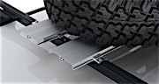 Rhino-Rack USA Roof crossbar add-on - wheel carrier for heavy duty crossbars