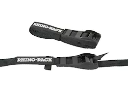 Rhino-Rack USA 11ft tie down straps w/ buckle protector - black
