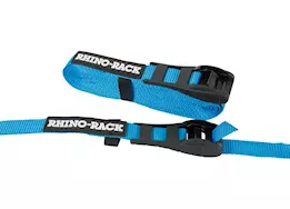 Rhino-Rack USA 18ft tie down straps w/ buckle protector - blue
