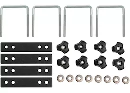 Rhino-Rack USA Roof crossbar add-on - u-bolt kit for accessories on heavy duty bars