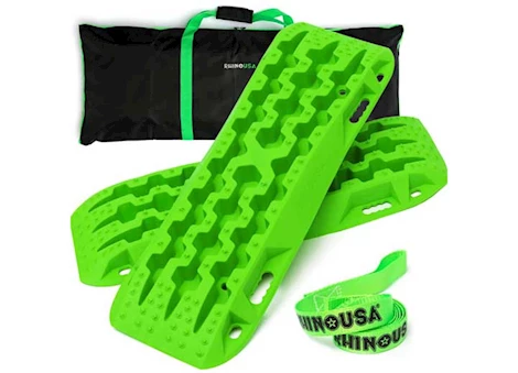 Rhino USA RECOVERY TRACTION BOARDS (PAIR) GREEN