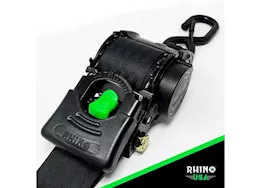 Rhino USA Retractable ratchet straps 2in x 10ft (2-pack) green