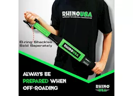 Rhino USA 3in x 20ft ultimate recovery tow strap
