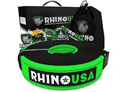 Rhino USA 3in x 20ft ultimate recovery tow strap