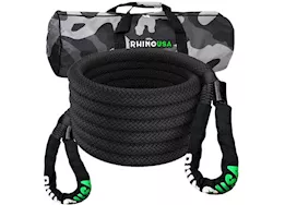 Rhino USA Kinetic energy recovery rope 1.25in x 30ft black
