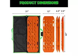 Rhino USA Recovery traction boards (pair) orange
