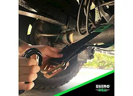 Rhino USA Axle tie-down straps 2in x 38in (4-pack) green