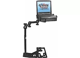 Ram mounts no-drill universal laptop mount for heavy duty trucks