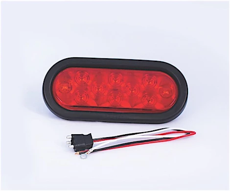 Ranch Hand 4" LED Red Oval Light