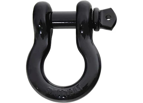 Smittybilt 7/8in d-ring shackle; 6.5 ton rating; gloss black Main Image