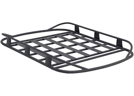 Smittybilt Rugged rack roof basket; 50in x 70in; 250 lb rating; black Main Image